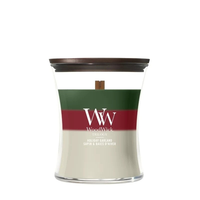 WoodWick Medium Scented Candle HOLIDAY GARLAND 275 g | Model: 2279460