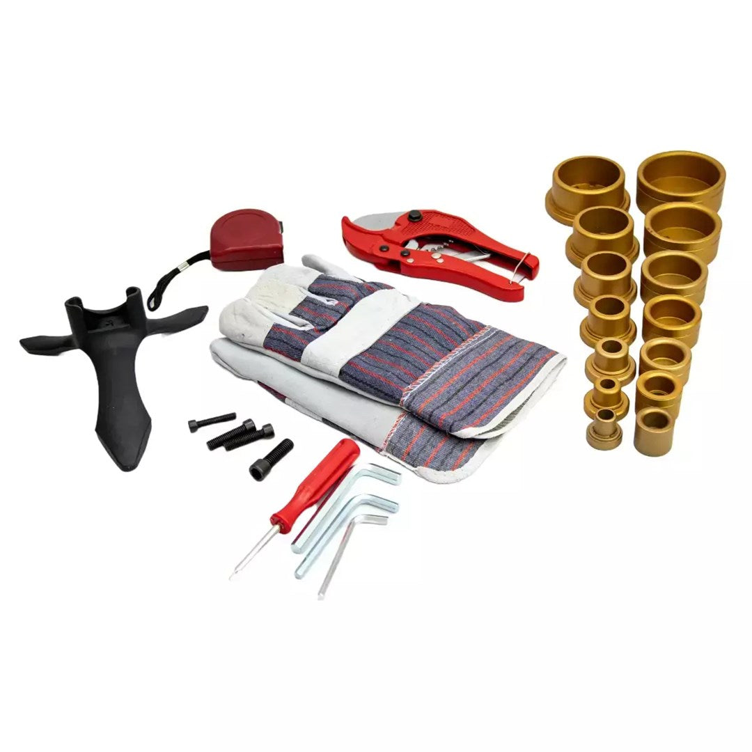Dedra pipe welder for PVC 1500W with accessories and case