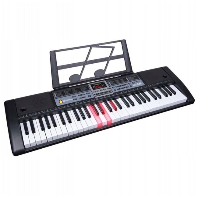 SUPRIMO 6136 L Keyboard with Microphone for Children
