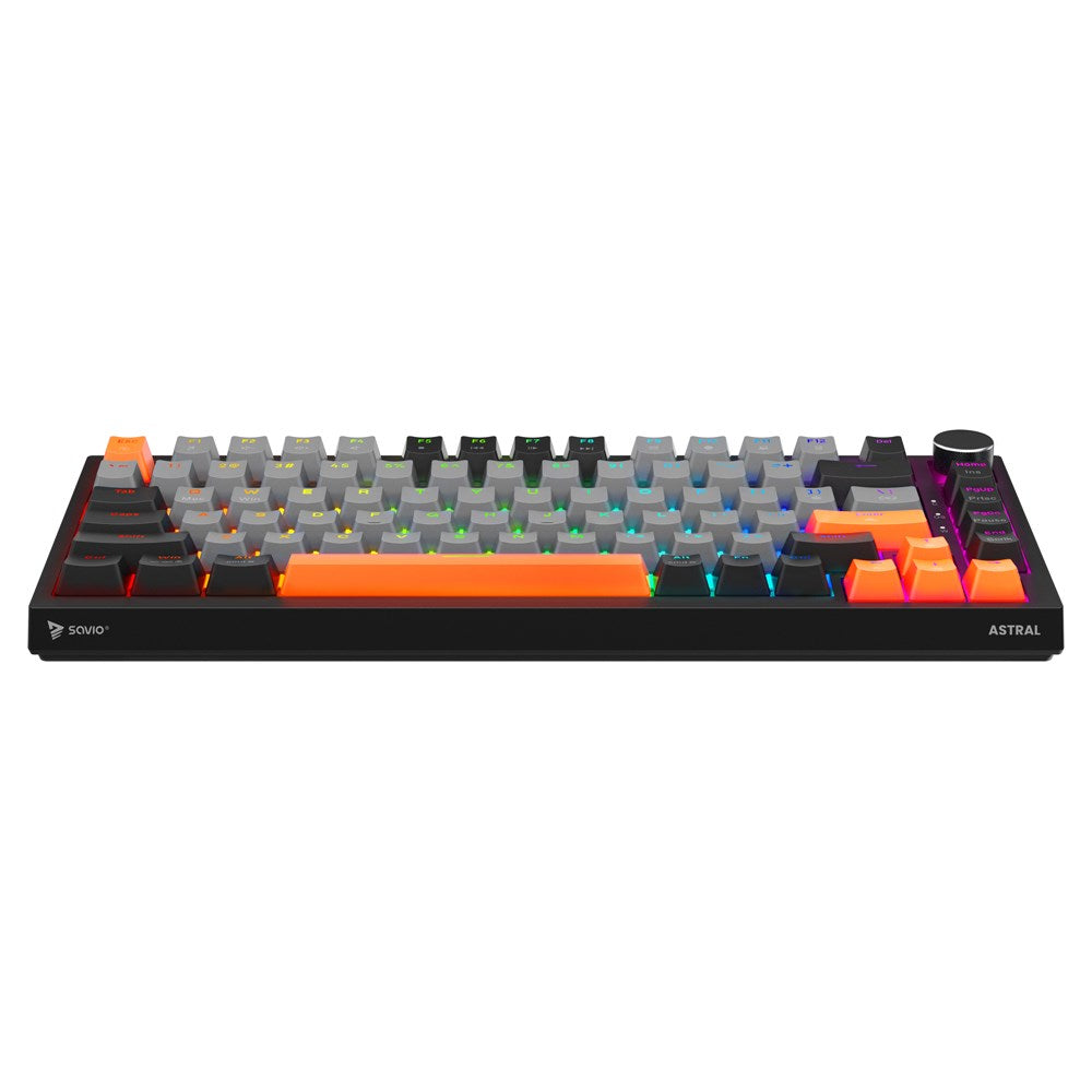 Savio ASTRAL Black OUTEMU White Jade RGB Magnetic Keyboard, 3 Keycap Colors