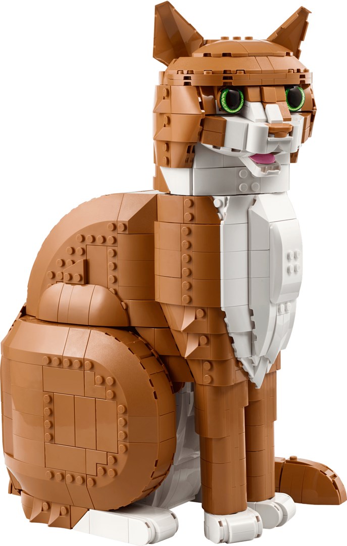 LEGO IDEAS 21376 Orange Cat Building Kit