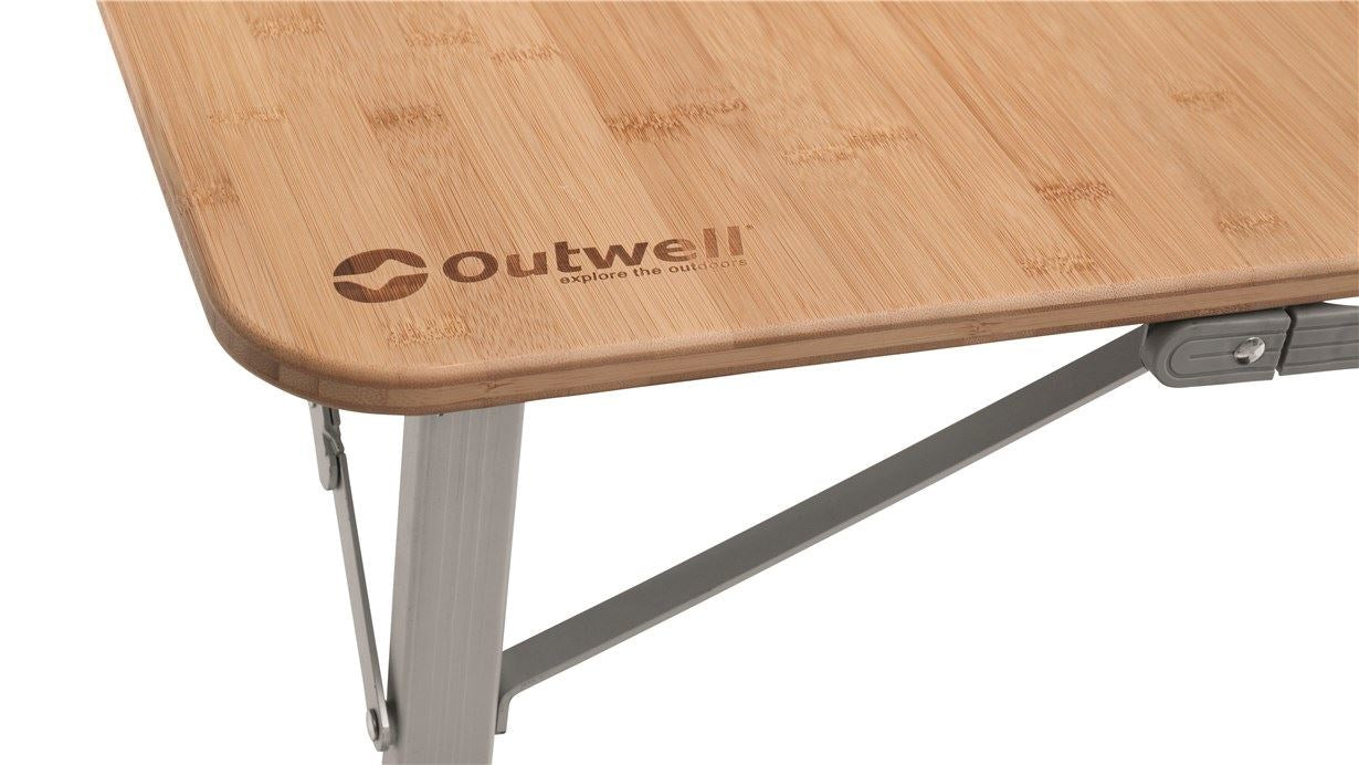 Outwell Custer Folding Table Bamboo 70 x 120 cm