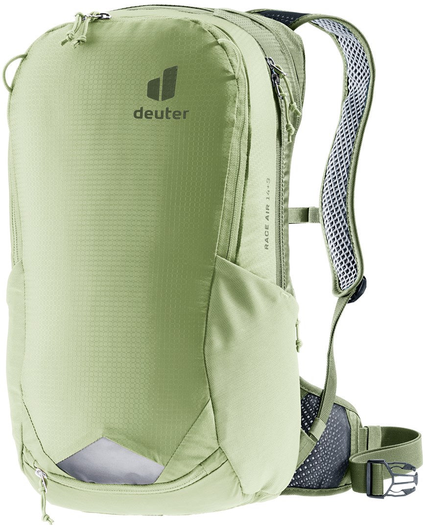 Deuter Race Air 14 + 3 Cycling Backpack, Mineral/Glove, 3 L Hydration Compatible