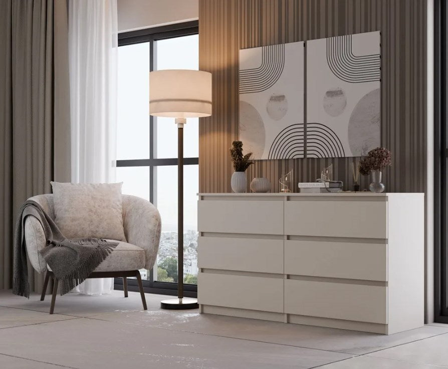 MALWA Chest of Drawers M6/140 Cashmere Colour