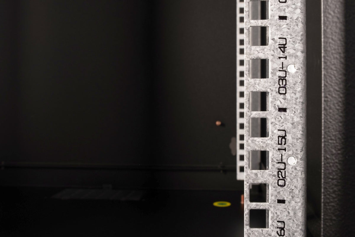 DIGITUS Wall-mounted Rack 16U 600x600 mm Black DN-19 16U-6/6-SW