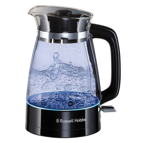 Russell Hobbs Glass Kettle, Classic Design with LED Lighting, 1.7 L, 2400W, Model 26080-70