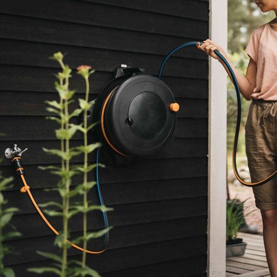 FISKARS HOSE REEL SOLID L 1/2 30 m WATERWHEEL