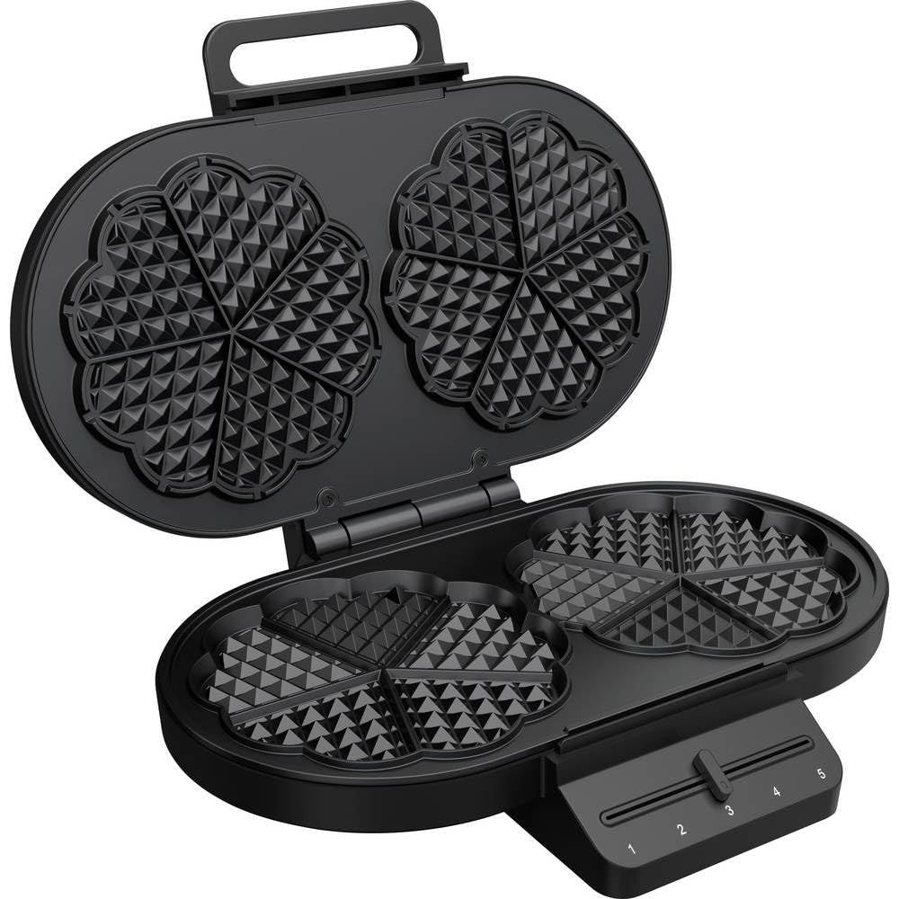 Princess Waffle Maker 1200 W 10 Heart-Shaped Waffles 220 °C 100553899