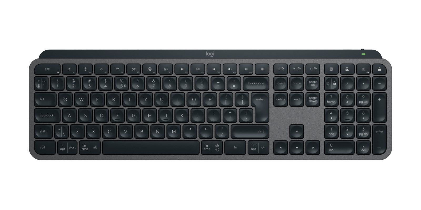 Logitech MX Keys combo for Business Gen 2 Keyboard Mouse Included RF Wireless + Bluetooth QWERTY US International Graphite (920-010933)