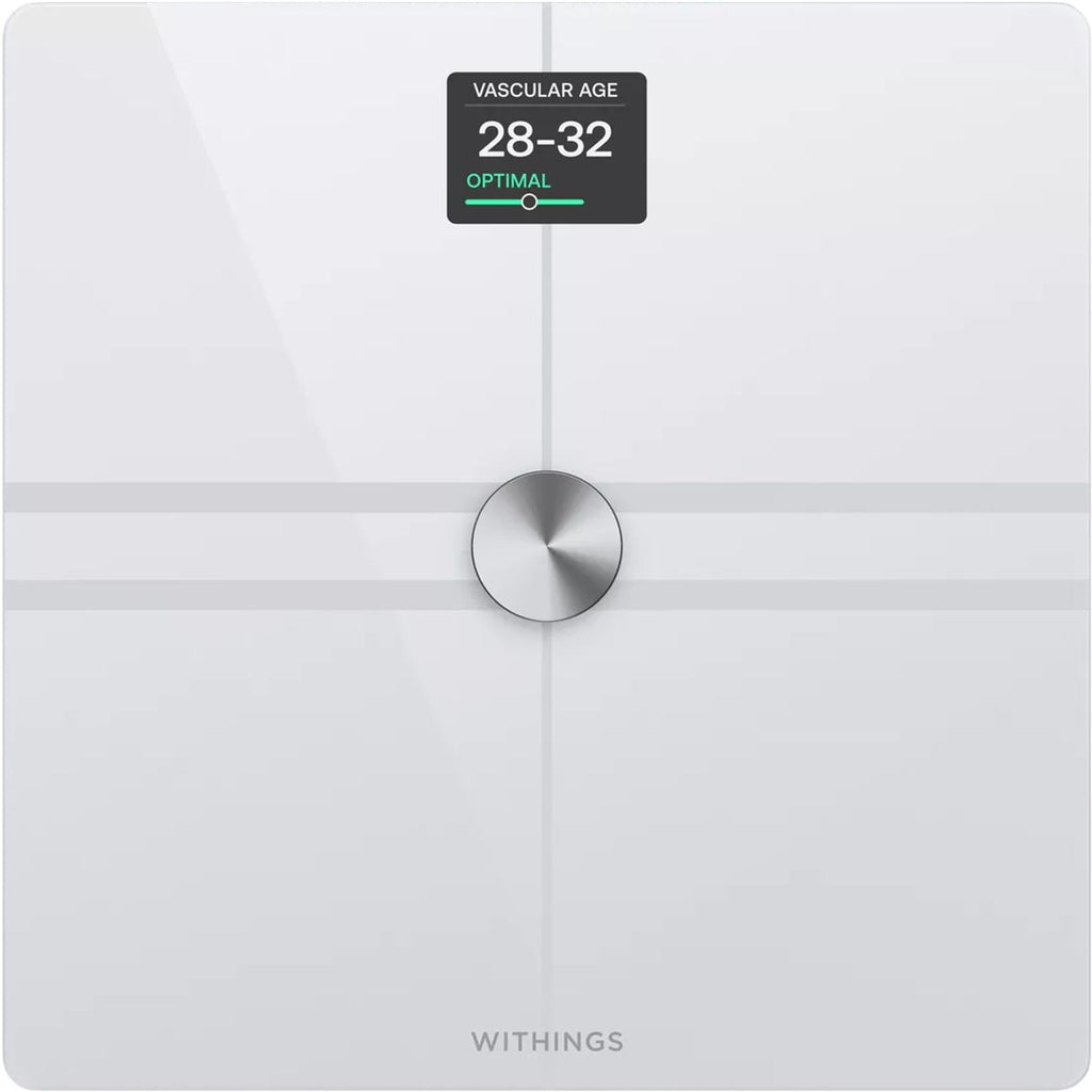 Withings Electronic Personal Scale 52 mm Height 372 mm Width 376 mm Length WBS12-White-All-Inter
