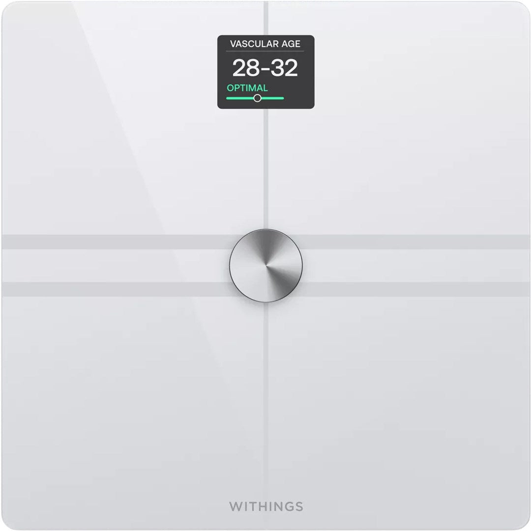 Withings Electronic Personal Scale 52 mm Height 372 mm Width 376 mm Length WBS12-White-All-Inter