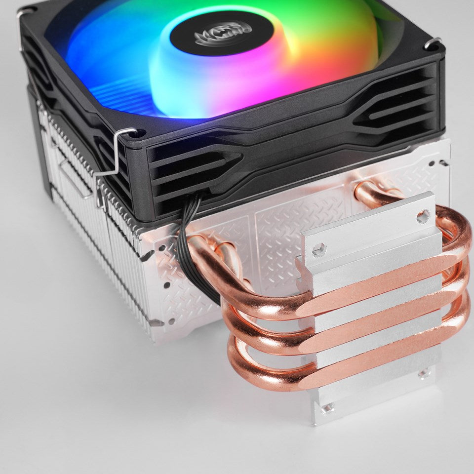 TACENS CPU Cooler 1 Fan 3 Heat Pipes Black TACMARS-MCPUX3