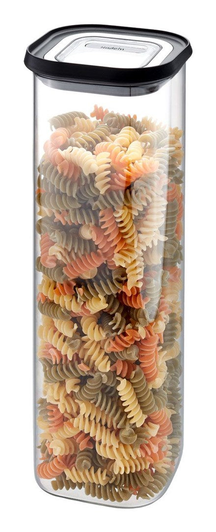 GEFU PANTRY Rectangular Container 2.5 L Black  Transparent 1 pc(s)