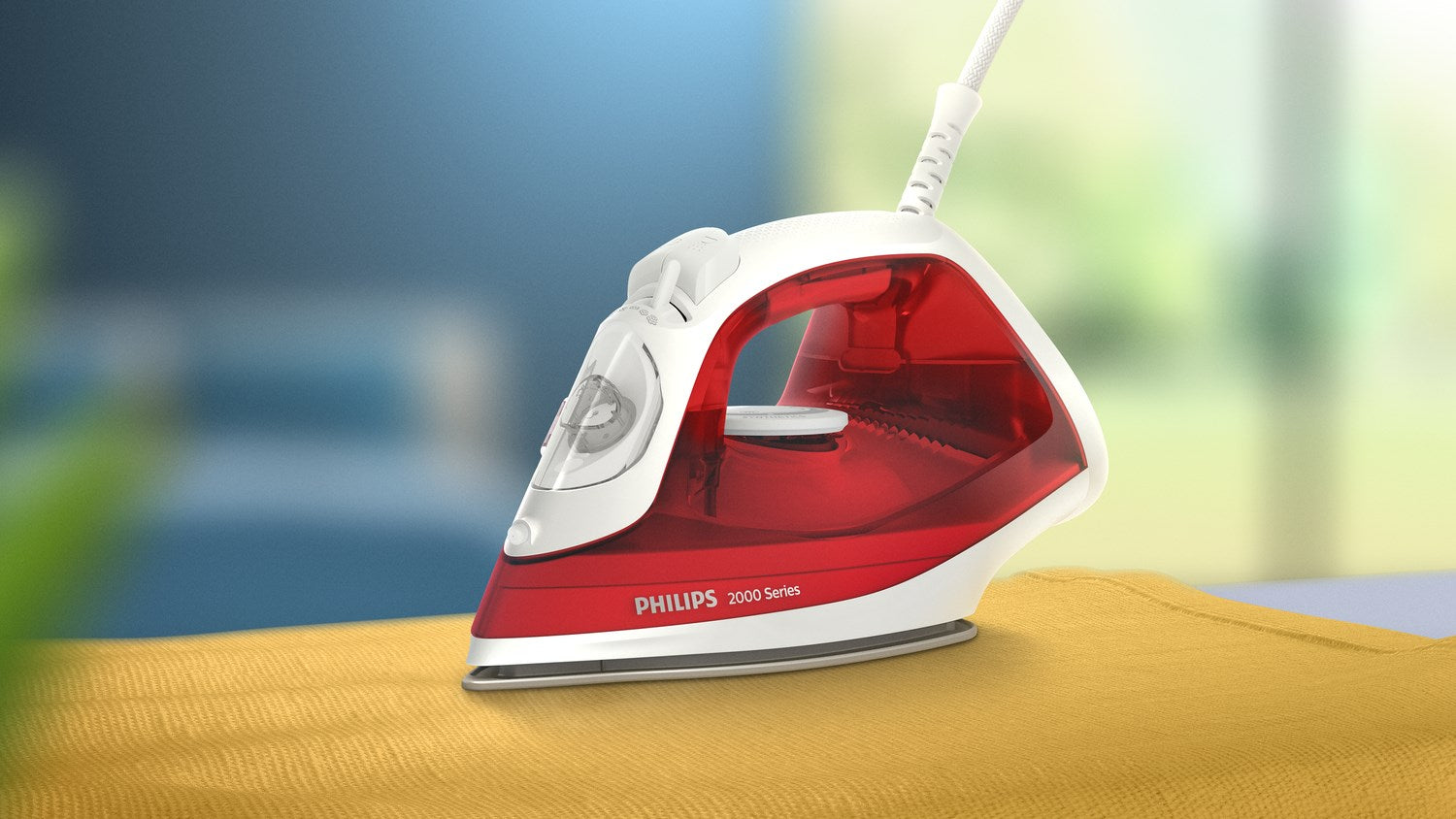 Philips 2000 Series DST2010/40 Steam Iron Red White