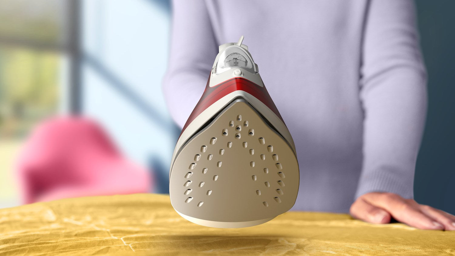 Philips 2000 Series DST2010/40 Steam Iron Red White