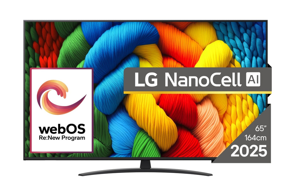 LG NanoCell AI 65NANO81A3A TV 165.1 cm (65 ) 4K Ultra HD Smart TV Wi-Fi Black