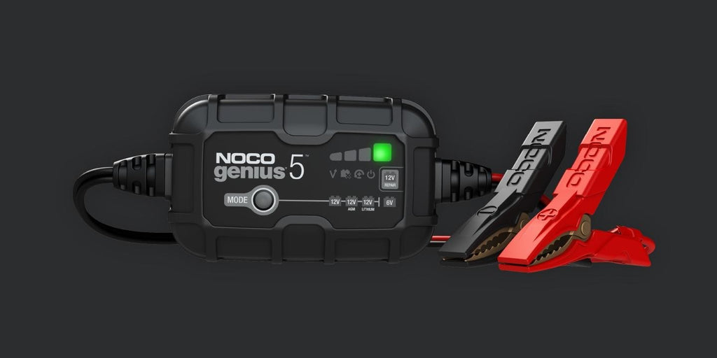 NOCO GENIUS5 5A Battery Charger for 6V/12V Batteries with Maintenance Function (GENIUS5EU)