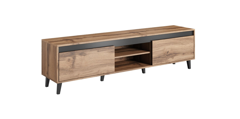 TV Stand NORD II 170 cm Wotan/Anthracite