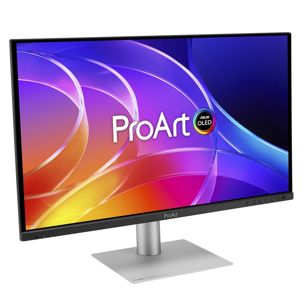 ASUS ProArt OLED PA279CDV computer monitor 67.3 cm (26.5 ) 3840 x 2160 pixels 4K Ultra HD QD-OLED Black  Silver
