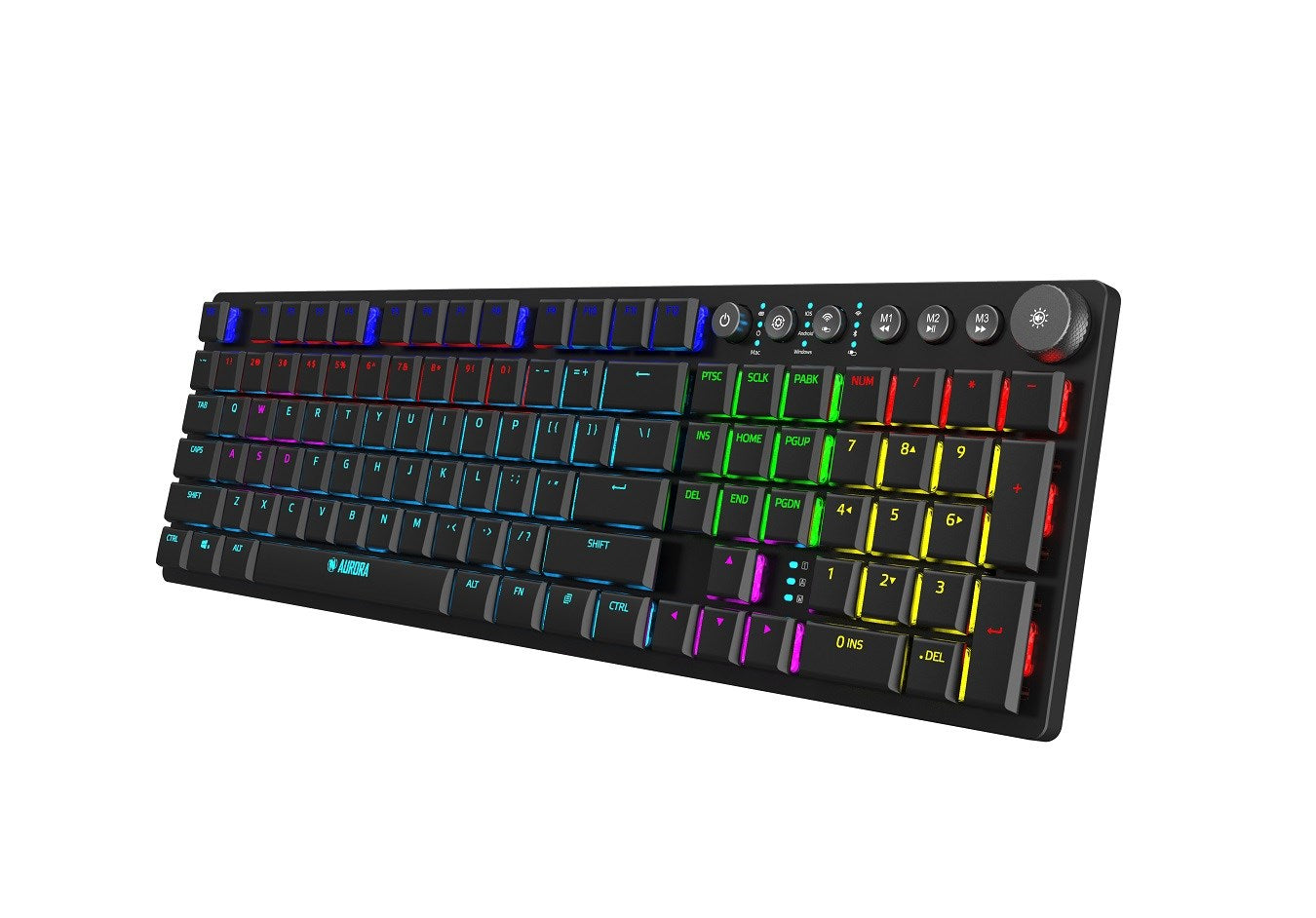 iBox AURORA K-6 Universal RF Wireless + Bluetooth Keyboard
