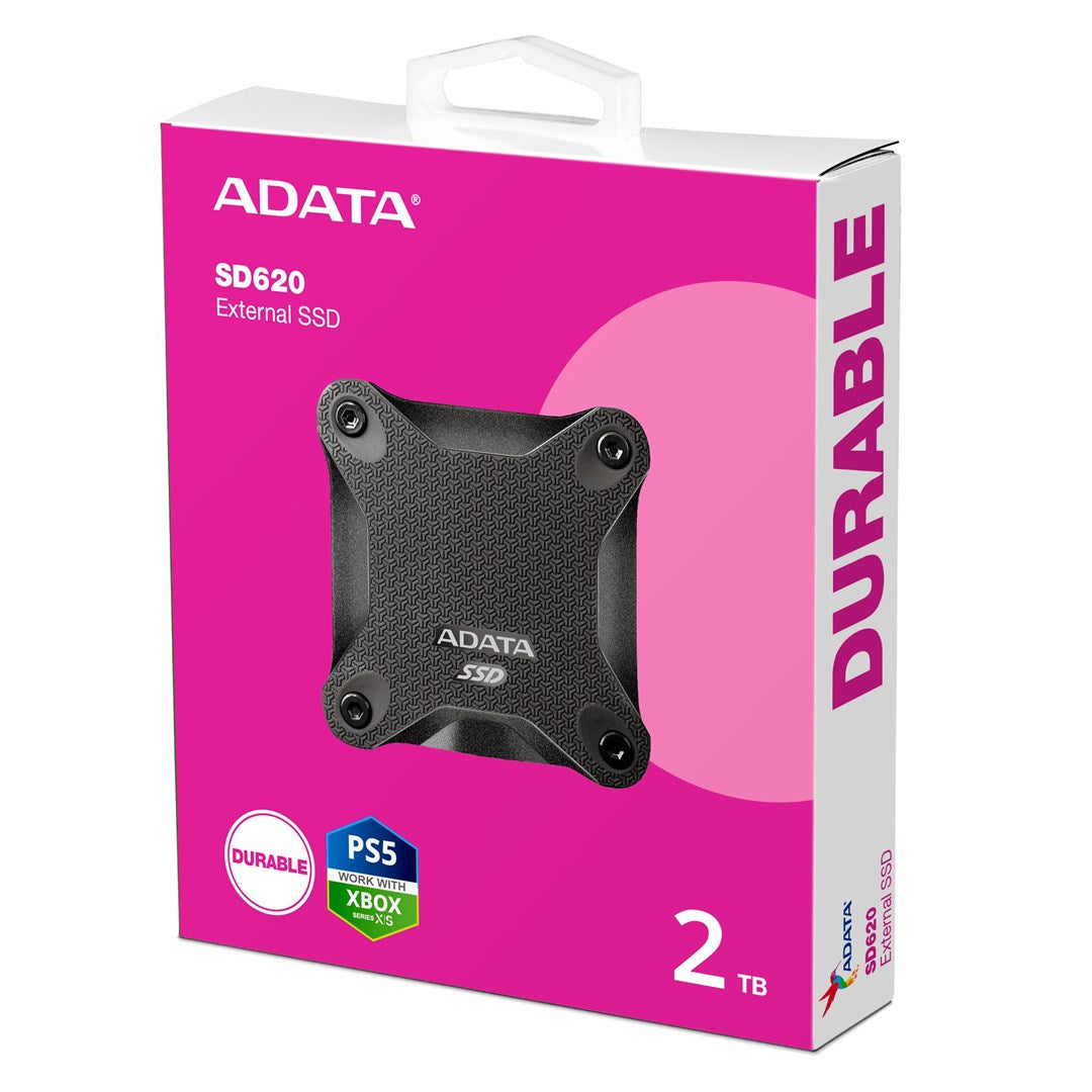 ADATA SD620 2TB External SSD - USB 3.2 Gen 2 - Black