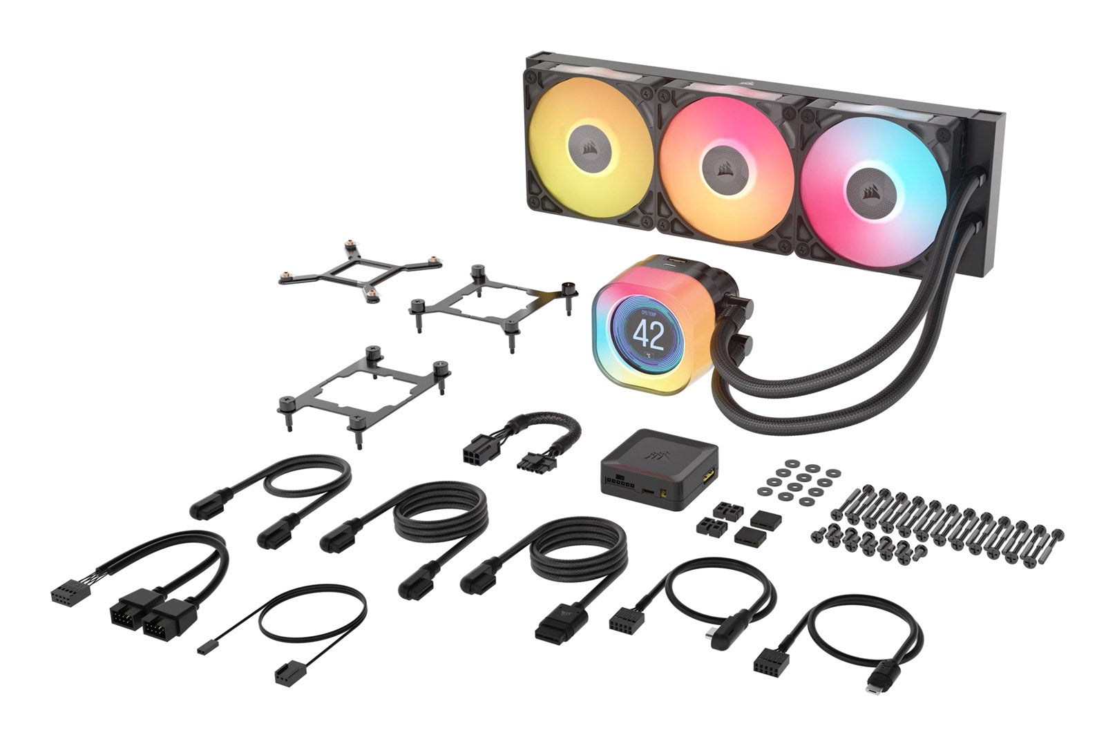 CORSAIR iCUE Link TITAN 360 RX LCD Liquid CPU Cooling System CW-9061023-WW