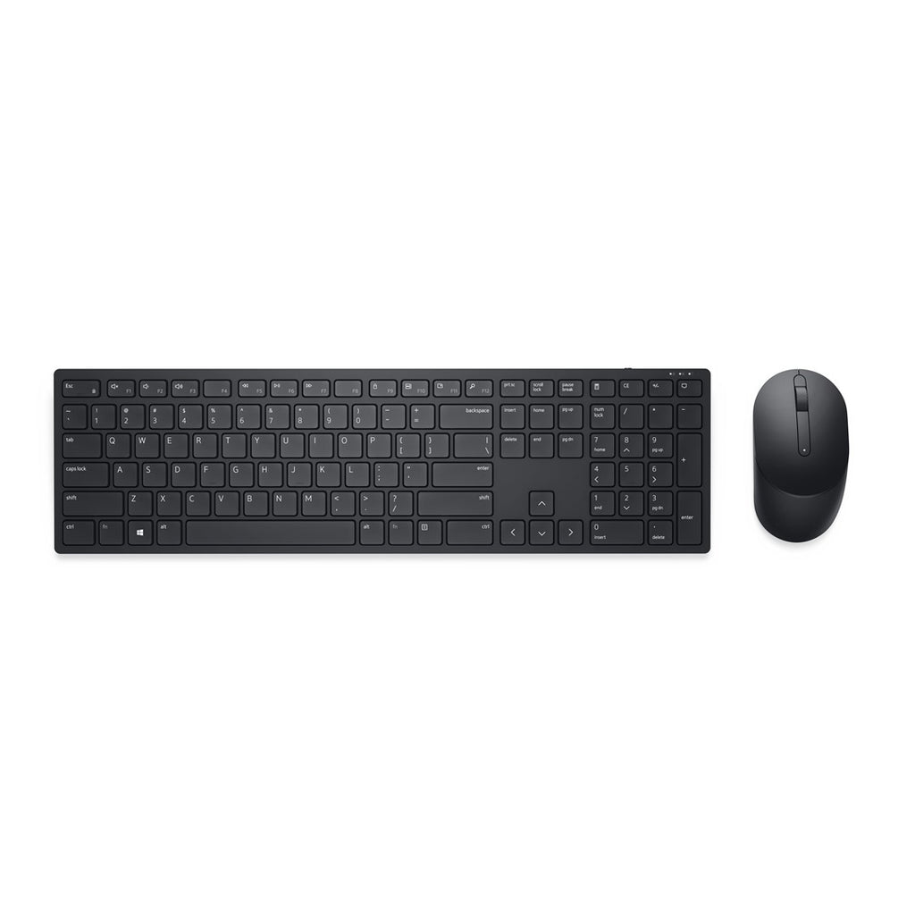 DELL Pro Keyboard and Mouse - KM5221W - Spanish (QWERTY) - Black