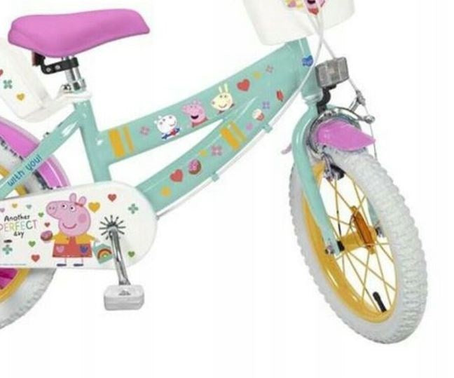 Toimsa Children's Bicycle 12” Swinka Peppa Green for Ages 3-5