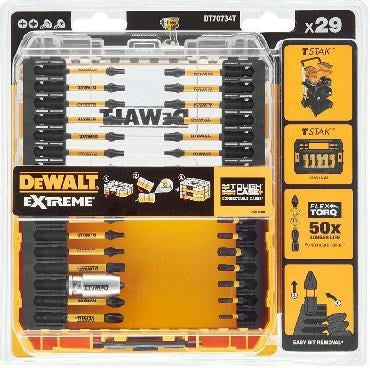 DeWalt Screwdriver Bit Set 29pcs Torx with Carrying Case Model 1499801