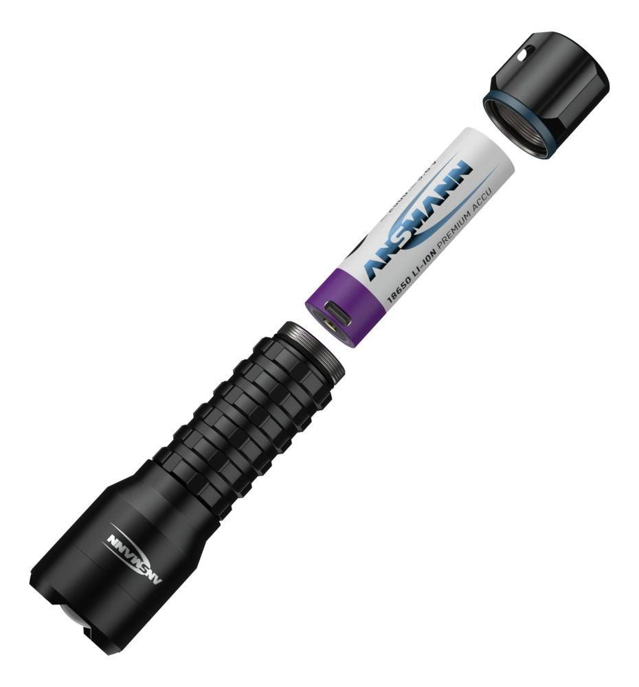Ansmann TS1000RF Black Hand flashlight LED