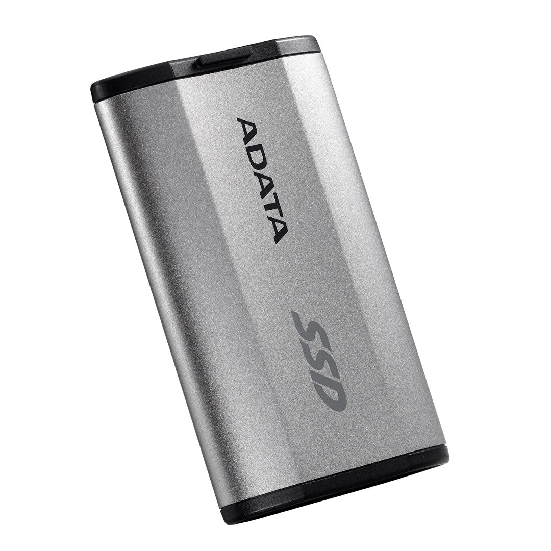 ADATA SD810 - 1 TB - USB Type-C - USB 3.2 Gen 2x2 - 2000 MB/s - Black - Silver - SD810-1000 G-CSG