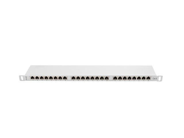 Lanberg Patch Panel 24 Ports 0.5U Grey PPS6-0024-S