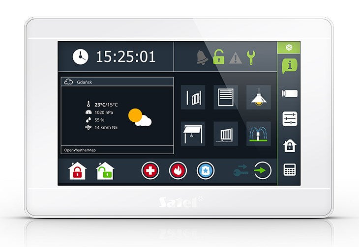 Satel Keypad INT-TSI-W Graphic 7 Inches White