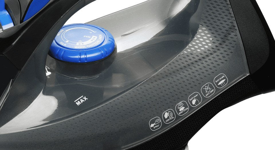 Blaupunkt HSI212 iron Dry & Steam iron 2170 W Black  Translucent  Grey