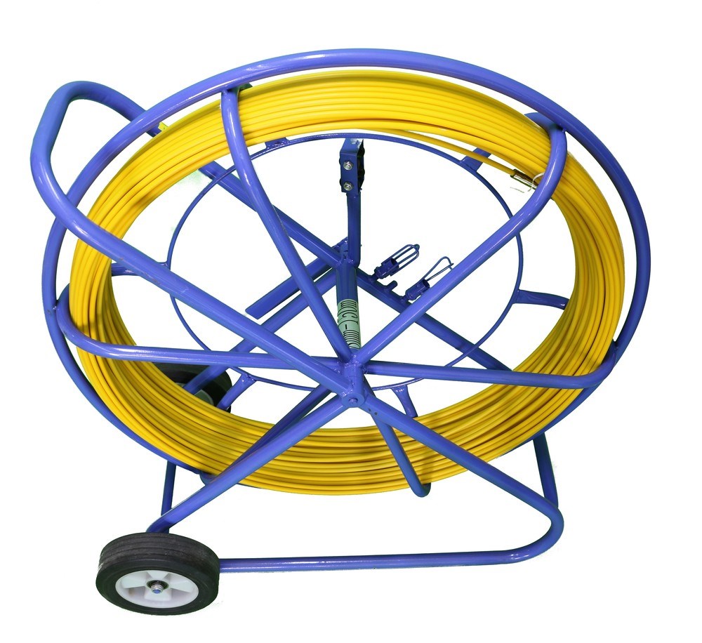Extralink Cable pulling rod Pilot 10mm 100m glass fibre FRP  d. 10mm  l. 100m  yellow