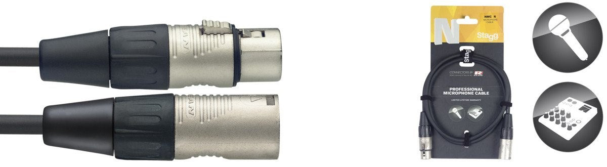Stagg NMC20R Microphone Cable 20 m | Model SNMC20XX
