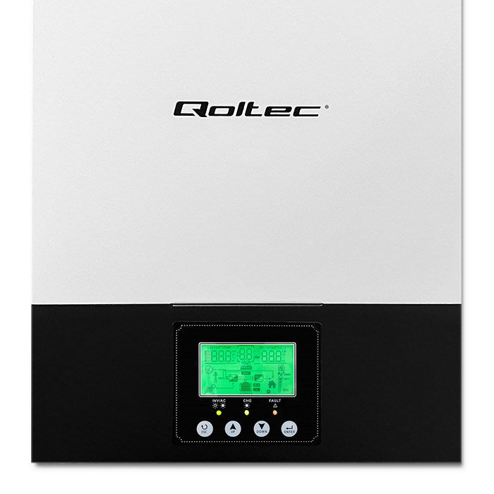 Qoltec Hybrid Off-Grid Solar Inverter 3KVA 2.4kW 80A MPPT
