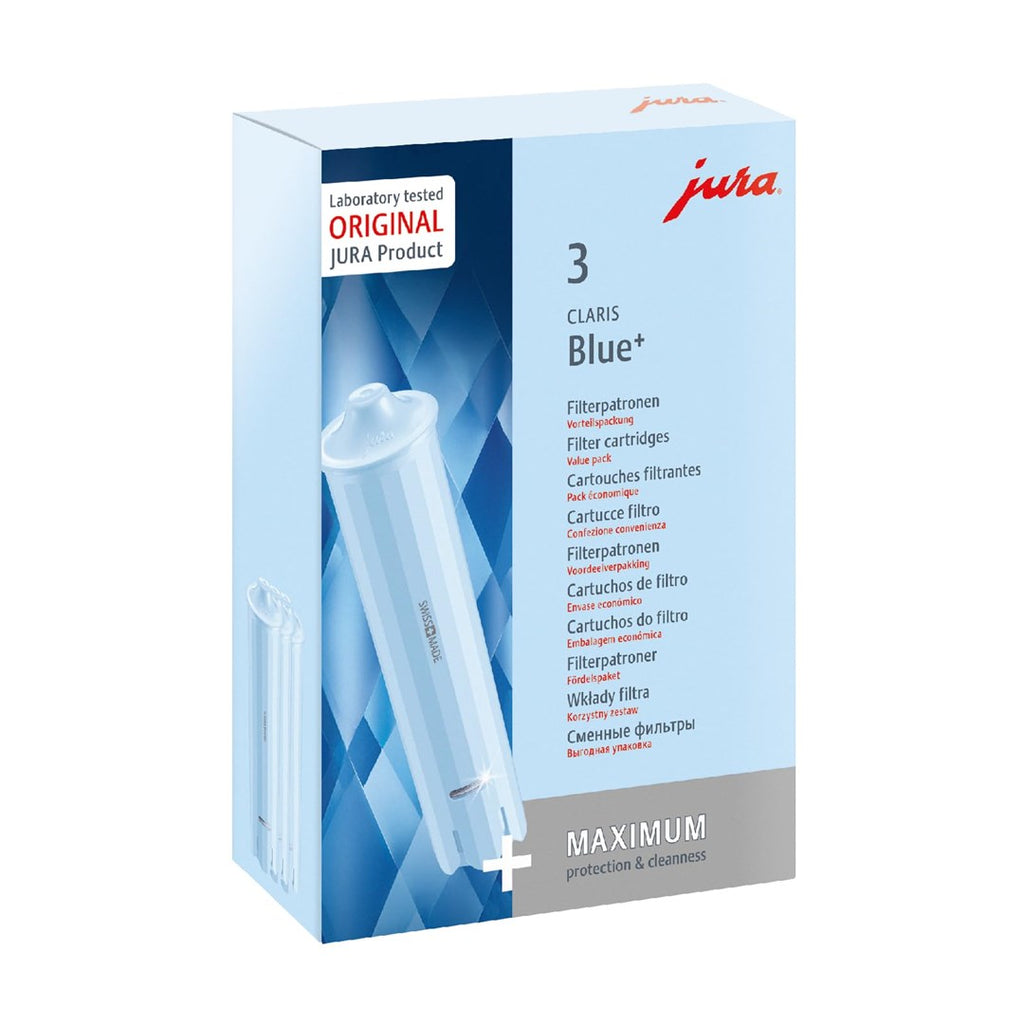 JURA Claris Blue+ Water Filter Cartridge 3-Pack
