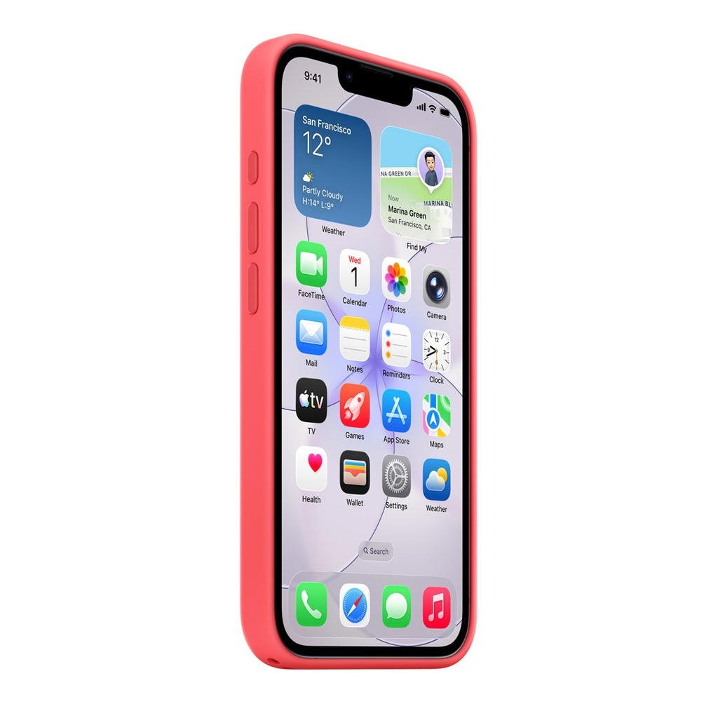 APPLE iPhone 17e Silicone Case with MagSafe Bright Guava (MHWH4ZM/A)