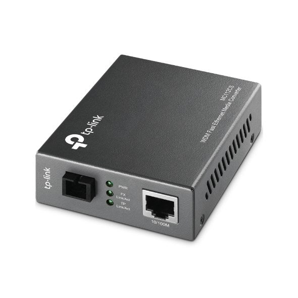 TP-Link MC112CS Network Media Converter 100 Mbit/s Single-mode Black