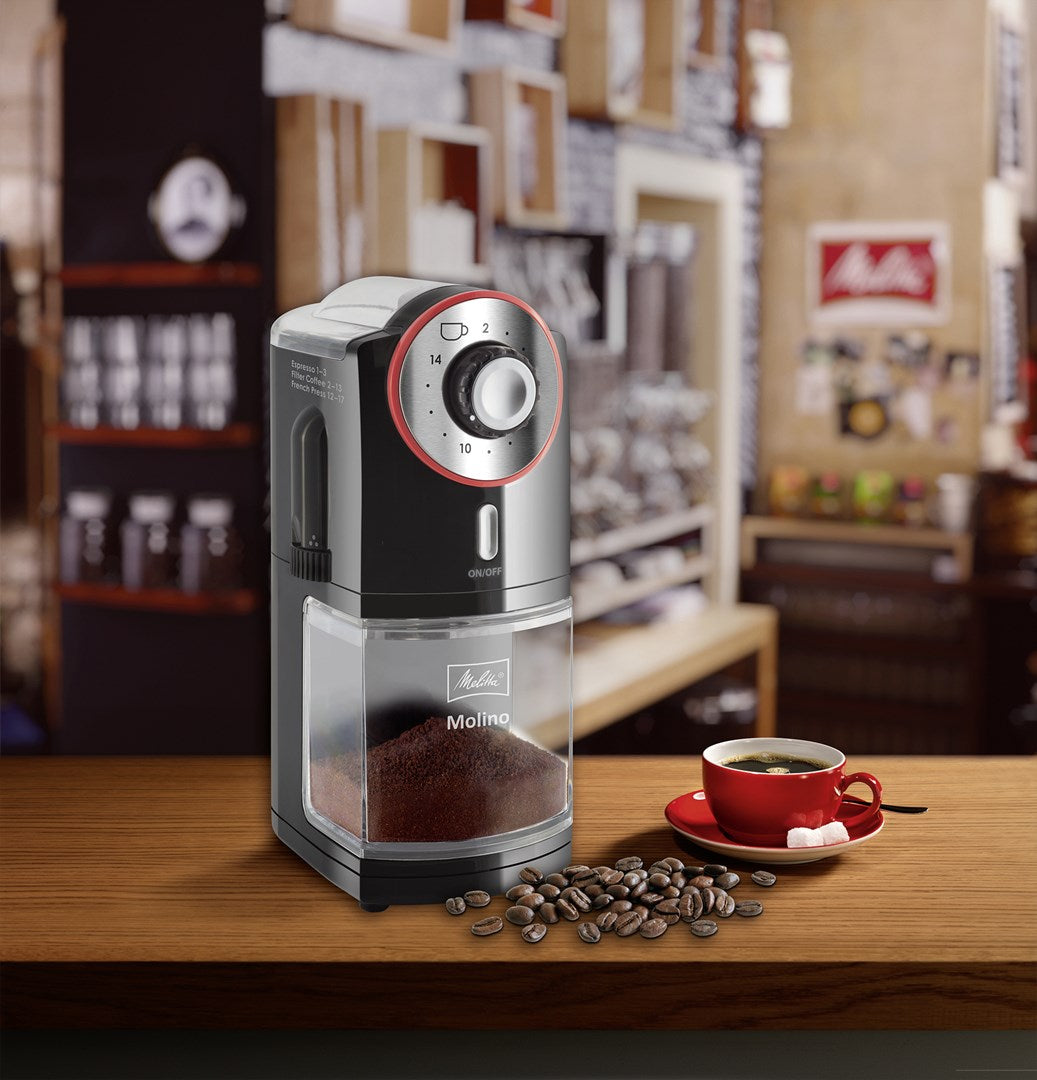 Melitta Coffee Grinder 100W 200 g Capacity 17 Settings 1019-01