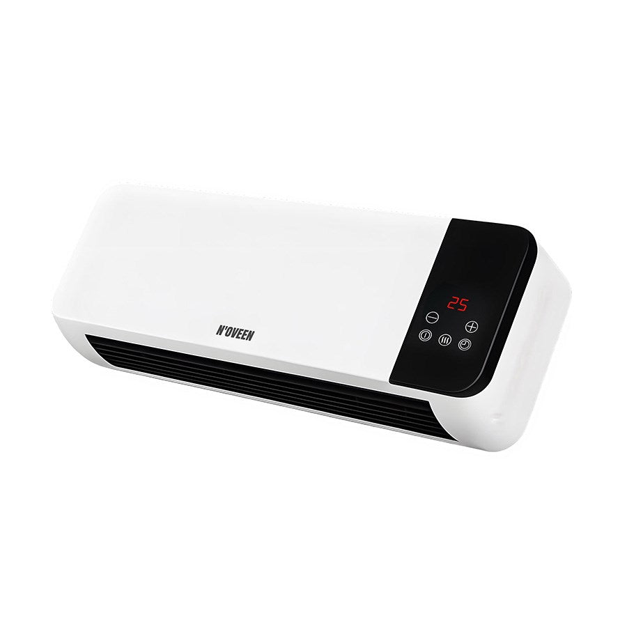 N'OVEEN HC1200 LED WiFi Air Curtain + Remote Control 2000 W White
