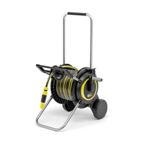 KARCHER Cart Reel HT 4.20 Set with 20 m Hose - Manual Reeling - Black/Yellow