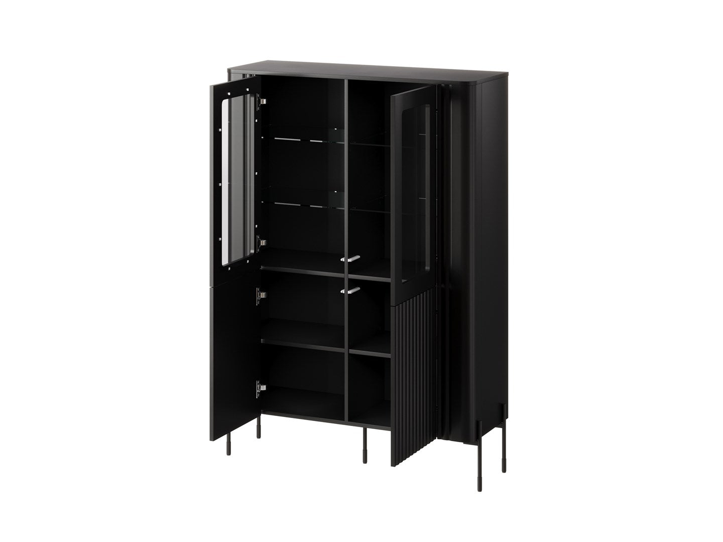 Cama VERA Display Cabinet 110x40x160 Matt Black