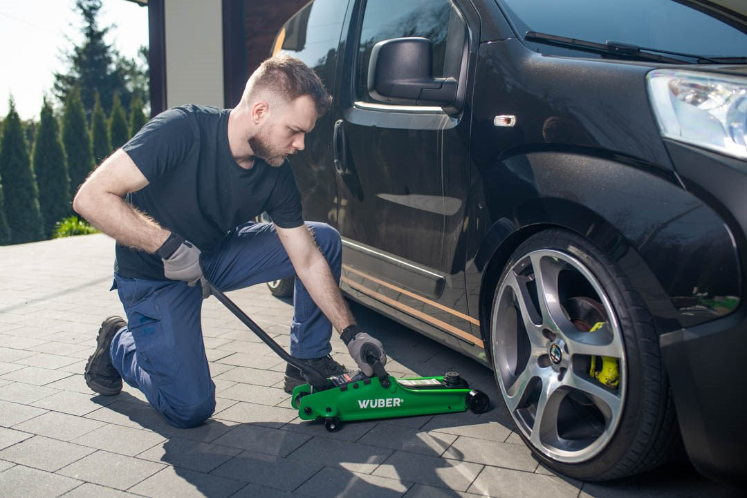 WUBER Low-Profile Car Jack 80–375 mm 2.5 t W22002 Hydraulic Jack 13 kg