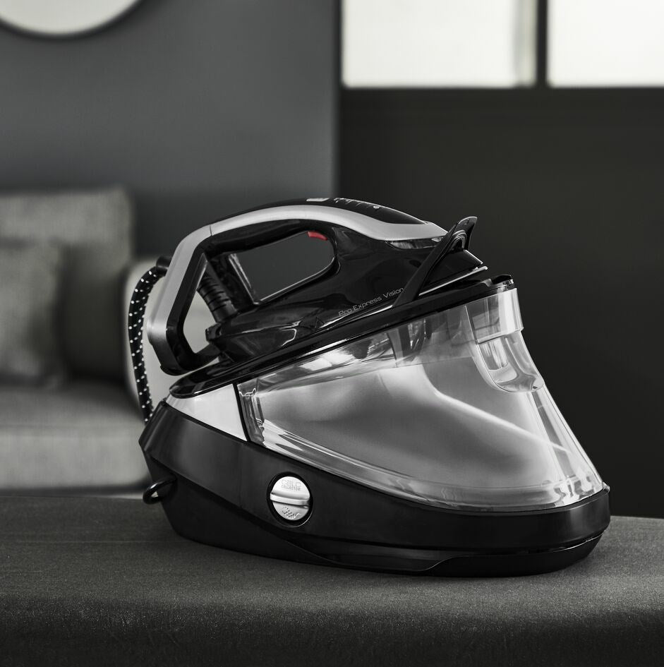 Tefal GV9821 Pro Express Vision Steam Ironing Station - Black/Silver (GV9821)