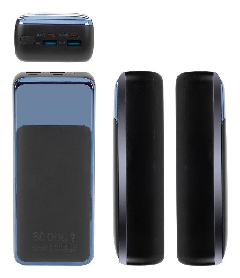 Rivacase VA1080 power bank Lithium Polymer (LiPo) 30000 mAh Black  Blue