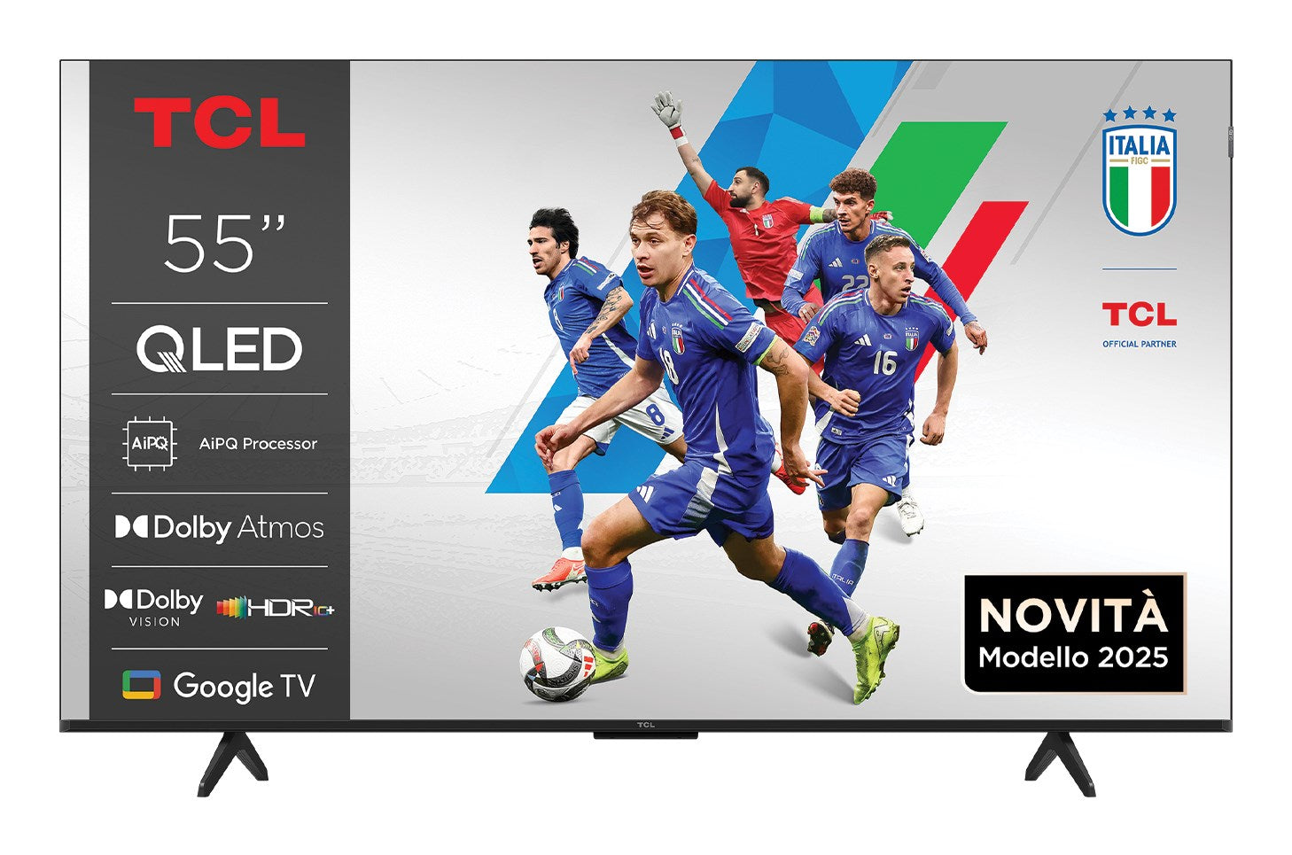 TCL P7K 55P7K TV 139.7 cm (55) 4K Ultra HD Smart TV Wi-Fi Metallic cd/m2