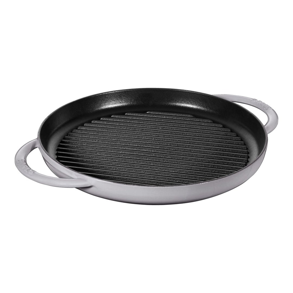 Staub Grill Pan 30 cm Grey Round 40511-782-0
