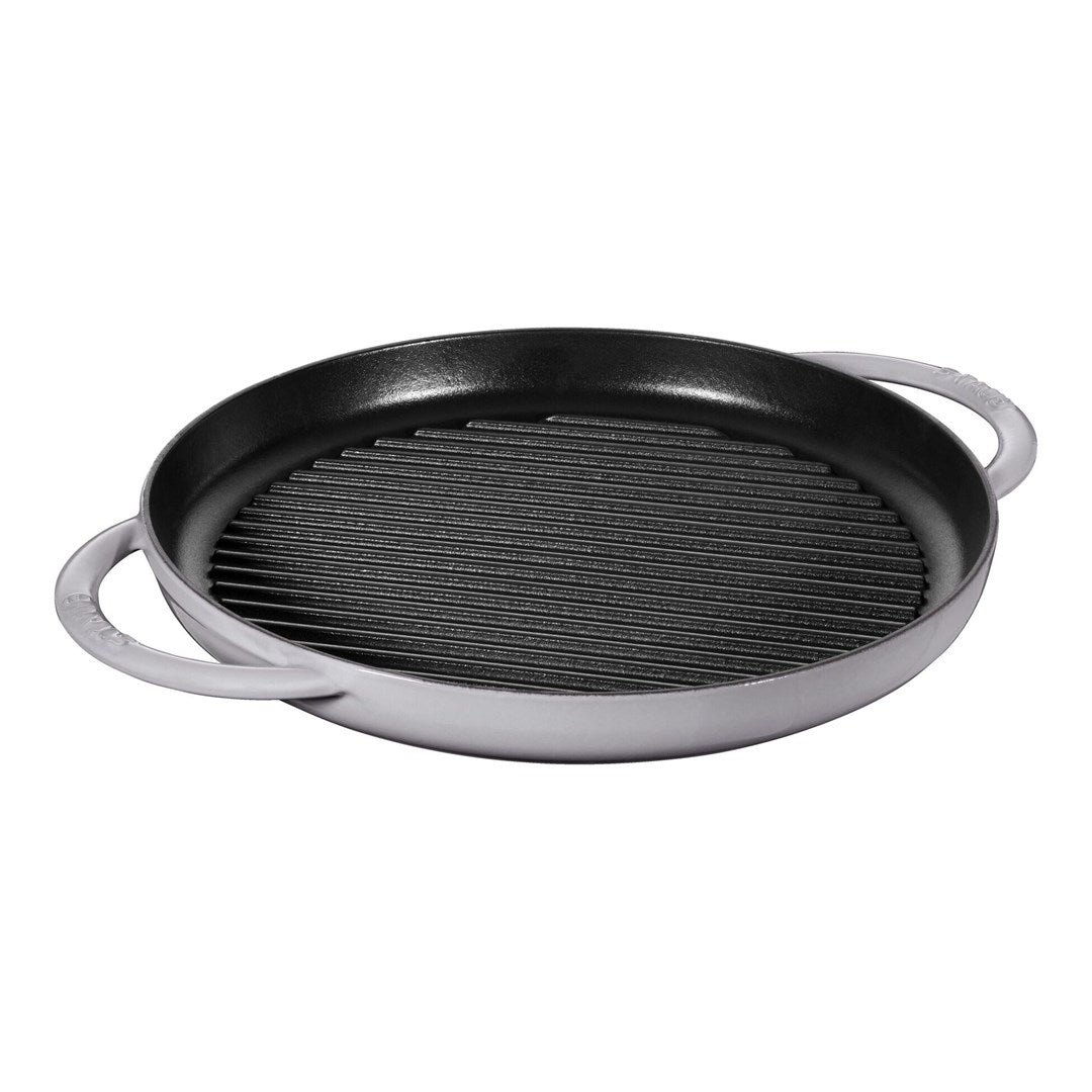 Staub Grill Pan 30 cm Grey Round 40511-782-0